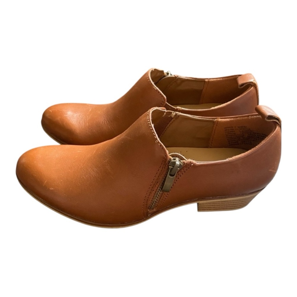 Sonoma Women’s Leather Neutral Ankle Booties - Size 7